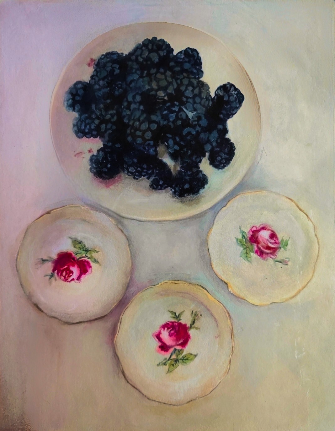 "Three Sisters" (Chekhov) oil by Lea Laboy